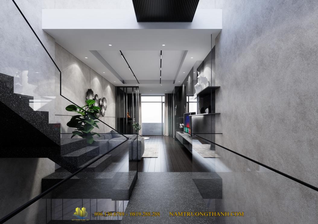 Ngôi nhà được xây dựng với kiến trúc hiện đại, tôn vinh vẻ đẹp hoàn hảo của nội thất bên trong. 