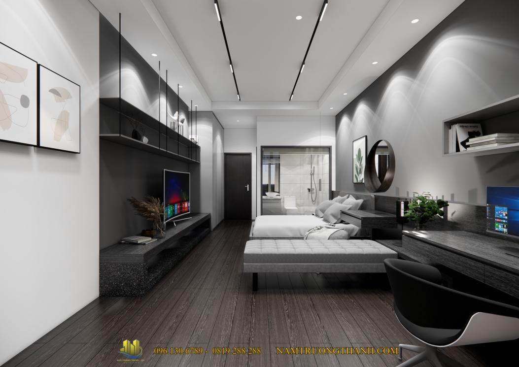 Ngôi nhà được xây dựng với kiến trúc hiện đại, tôn vinh vẻ đẹp hoàn hảo của nội thất bên trong. 