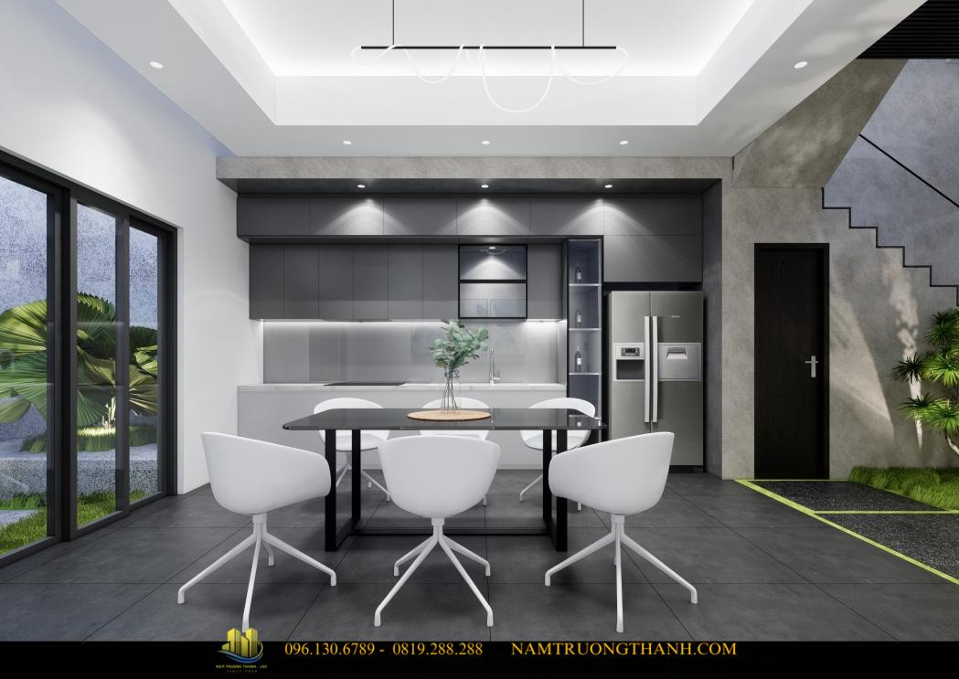 Ngôi nhà được xây dựng với kiến trúc hiện đại, tôn vinh vẻ đẹp hoàn hảo của nội thất bên trong. 