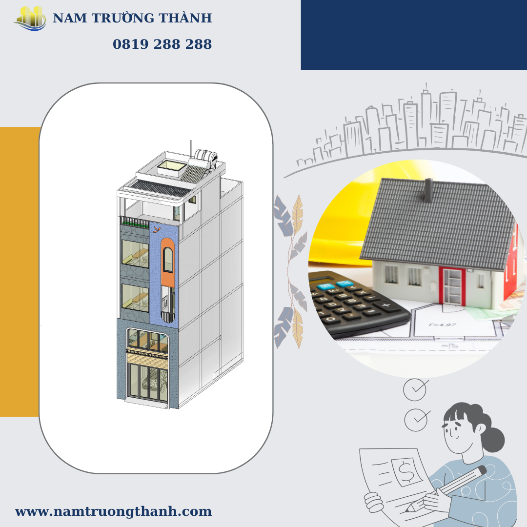Chuẩn bị tài chính trước khi xây nhà phố